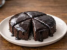 Pastelito de chocolate exprés en sartén