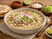 Pozole de cerdo blanco