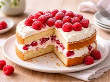 Pastel de Frambuesas con Kirsch