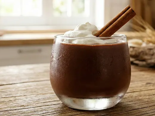 Chocolate frío a la canela