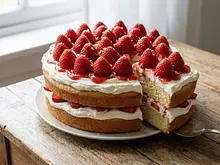Tarta de fresas