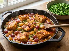 Robalo a la páprika