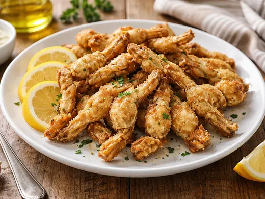 Ancas de rana fritas