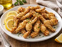 Ancas de rana fritas