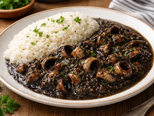 Calamares en su tinta