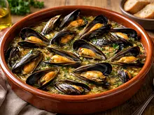 Mejillones a la cazuela