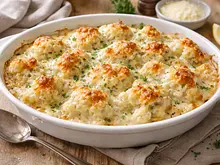 Coliflor Gratinada con Bechamel y Parmesano