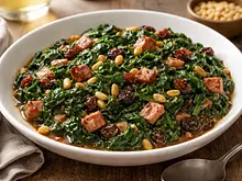 Espinacas a la catalana