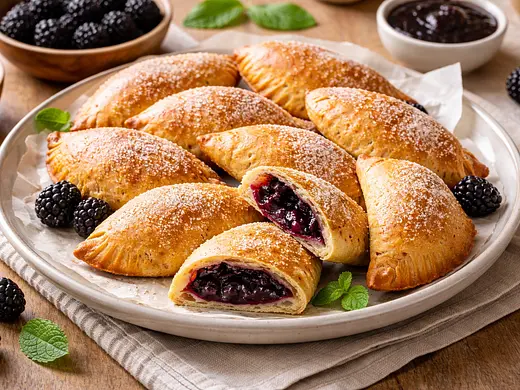 Empanadas Mexicanas de Zarzamora Dulces