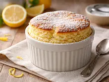 Soufflé limón clasico Francés