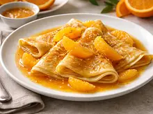 Crêpes a la naranja