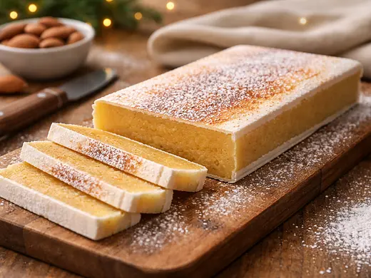 Turrón de yema casero