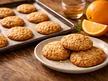 Galletas de avena a la naranja con canela